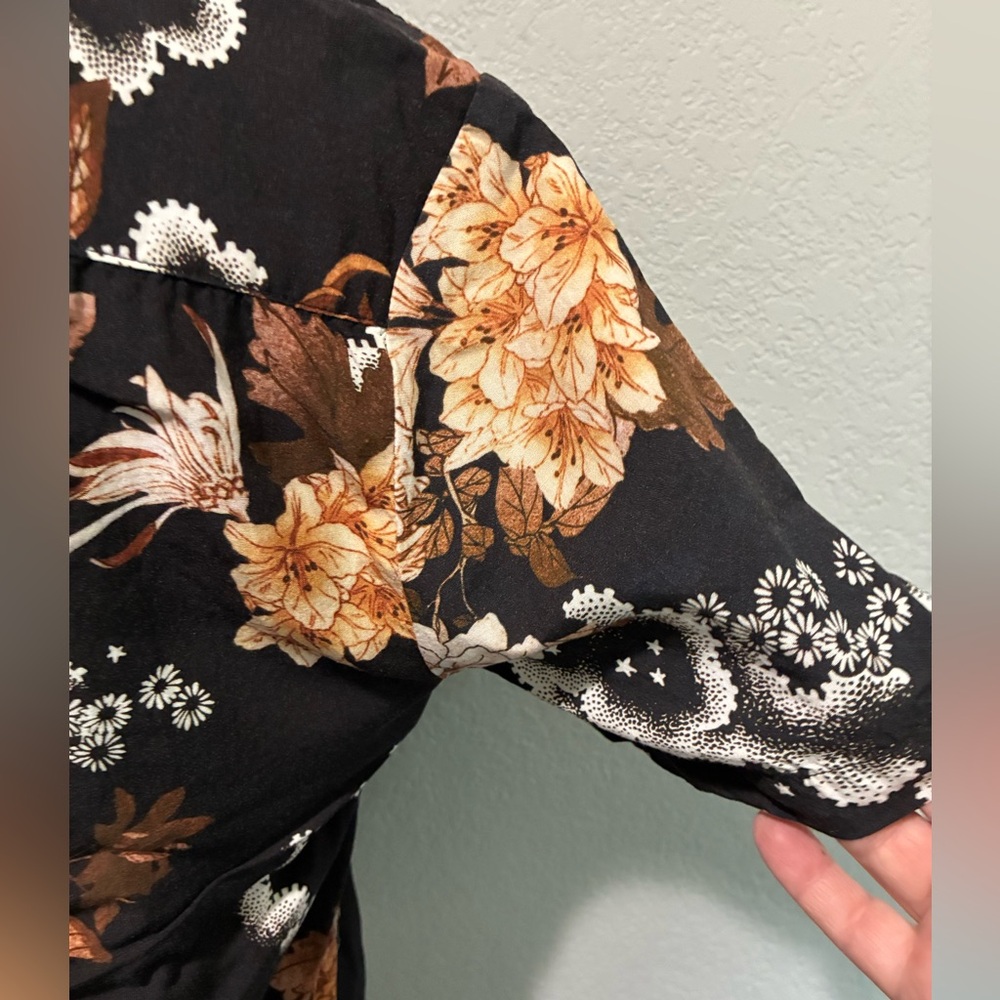 Denim & Flower Ricky Singh Men’s floral tropical button down shirt mens SZ SMALL - Picture 5 of 11